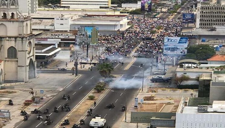Manifestaciones en Zulia, Lara y Yaracuy fueron reprimidas por parte de la GN