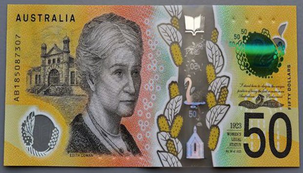 Billete Australiano de 50 Dólares