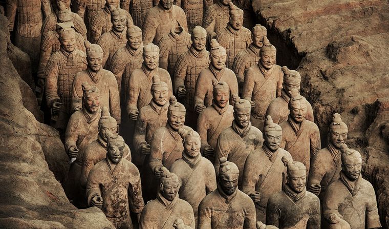 Encuentran en China otros 220 guerreros de terracota