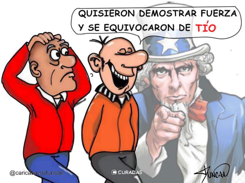 Asunto de tíos - Caricatura de Ducan