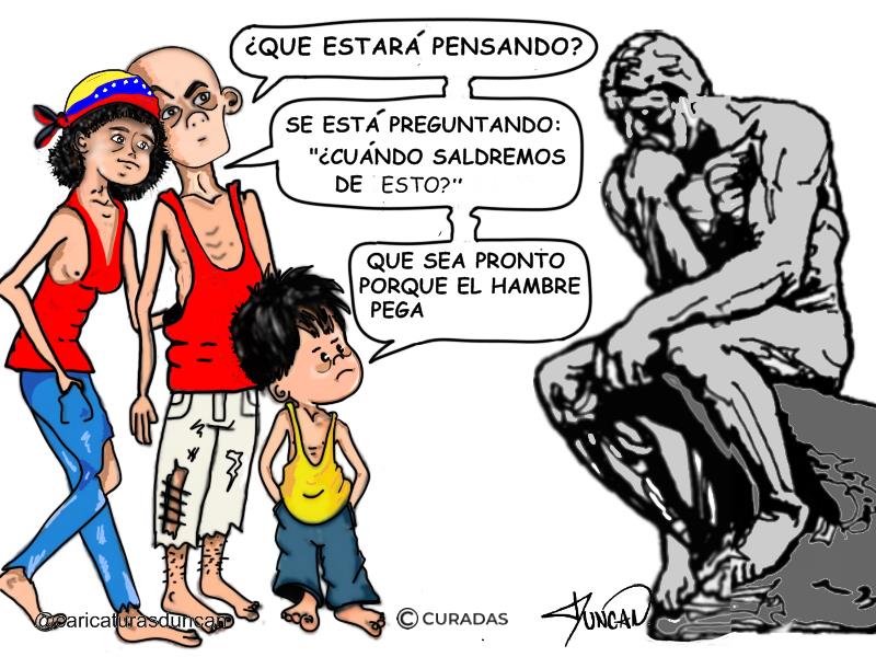 El pensador - Caricatura de Duncan