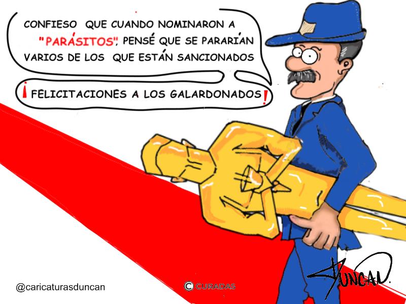 Parásitos Caricatura de Duncan