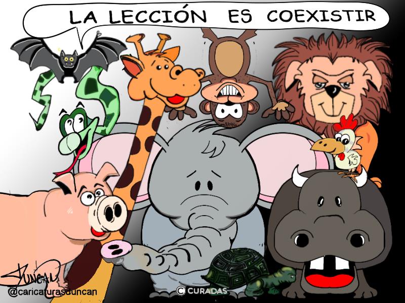 Coexistir - Caricatura de Duncan