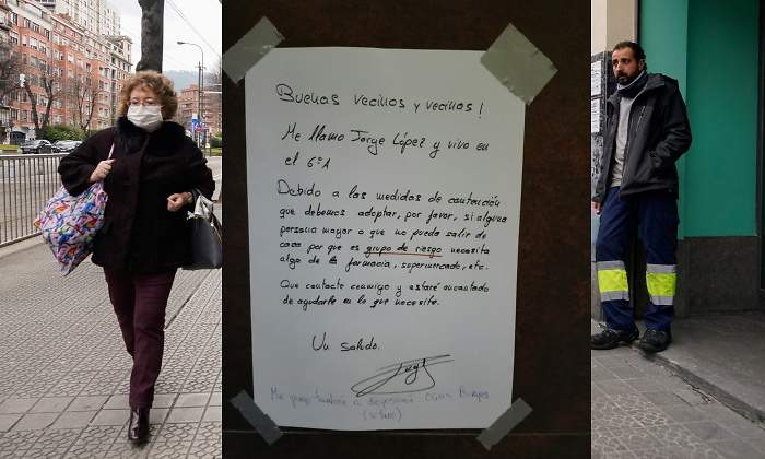 En España se crean redes vecinales de solidaridad por el coronavirus