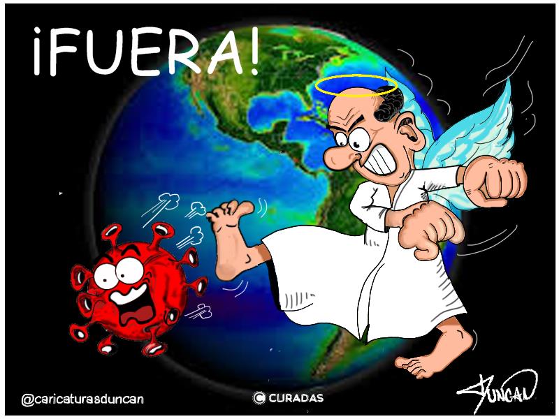 ¡Fuera! - Caricatura de Duncan