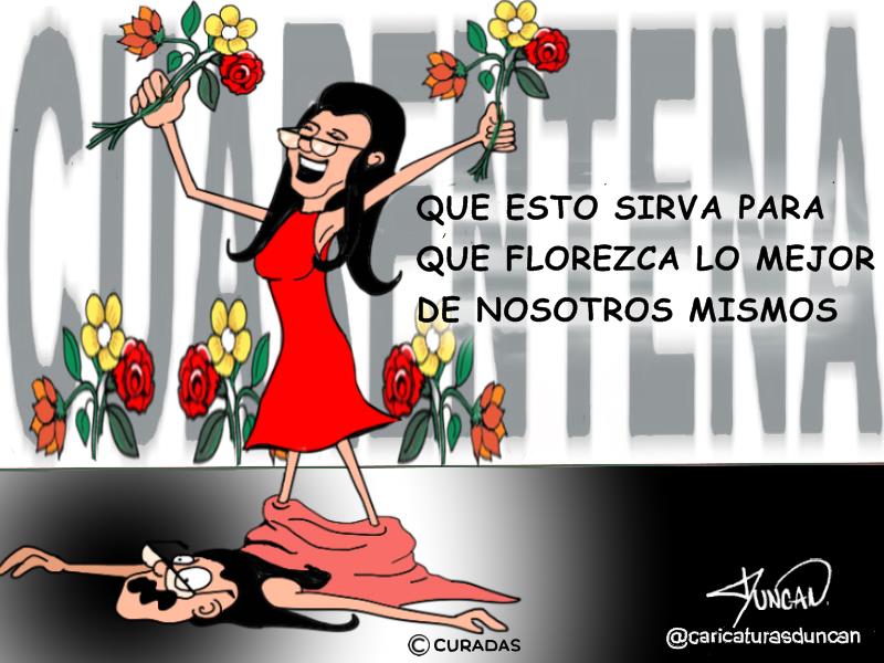 ¡Que florezca! - Caricatura de Duncan