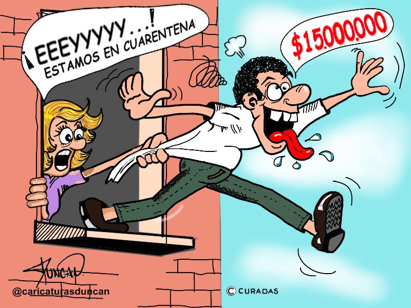 $15.000.000 - Caricatura de Duncan