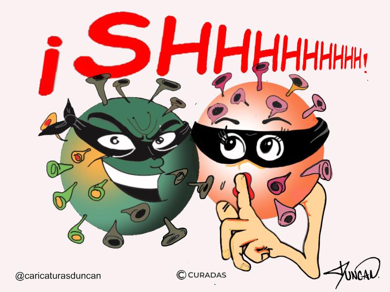 Shhh - Caricatura de Duncan