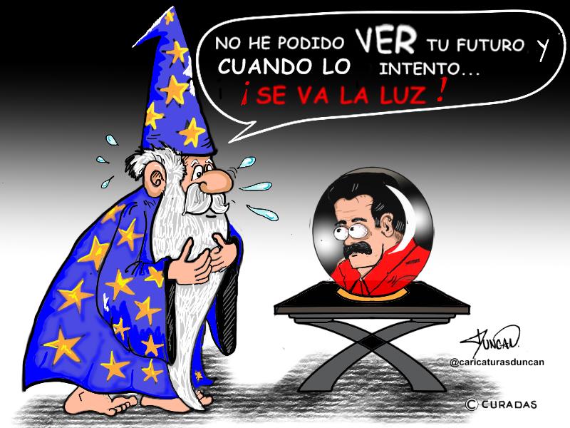 ¡Se va la luz! - Caricatura de Duncan