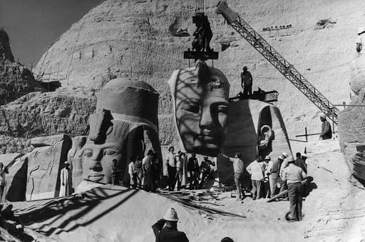 Para salvarlo, el templo de Abu Simbel fue trasladado de su lugar original
