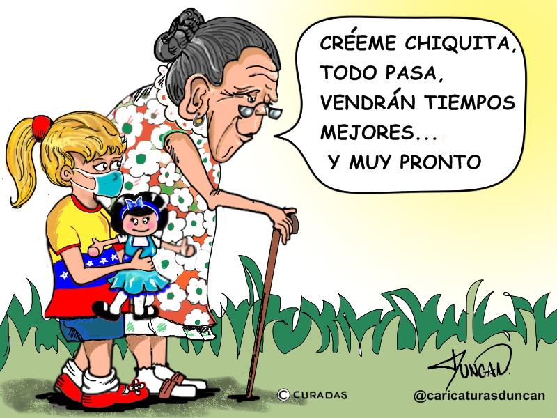 Tiempos mejores - Caricatura Duncan
