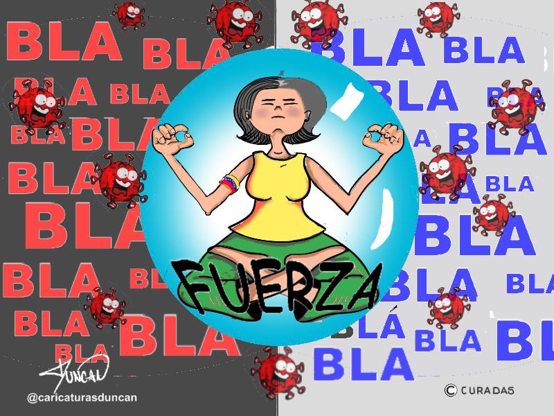 Entre dimes y diretes - Caricatura de Duncan