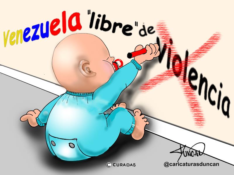 La inocencia lo pide - Caricatura de Duncan
