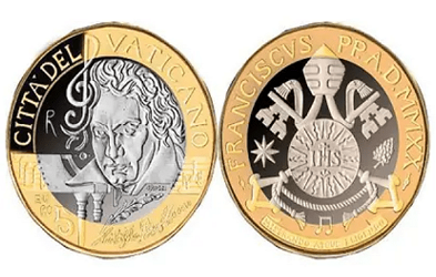 Numismática: El Vaticano emite monedas en honor a Beethoven