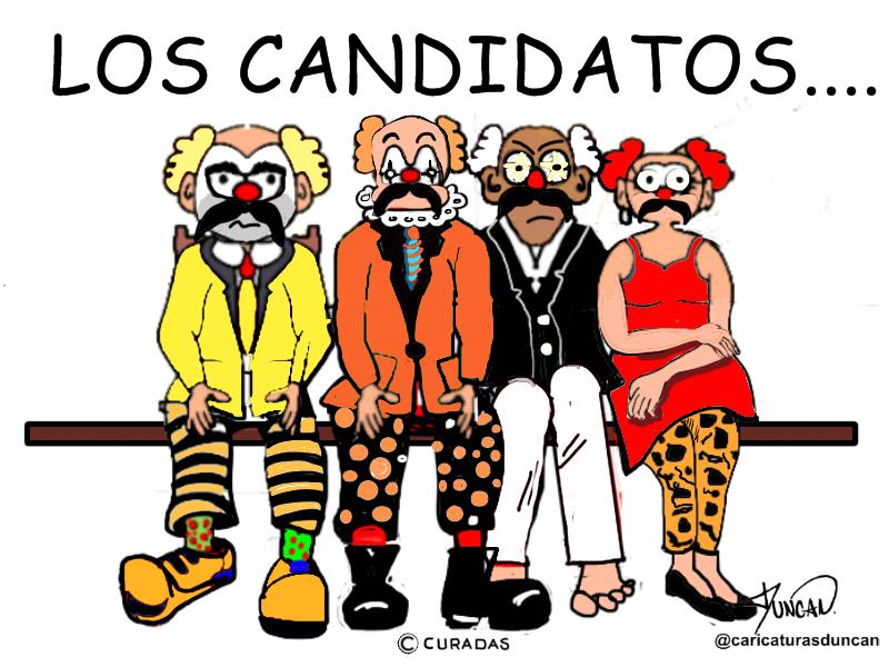 Los Candidatos - Caricatura de Duncan