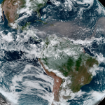 Impresionante: Una columna de polvo del Sahara viaja hasta el Caribe