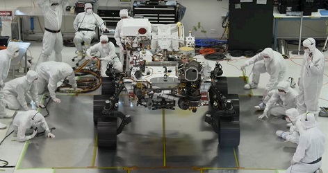 Video: Tres robots a bordo del Perseverance tomarán muestras en Marte