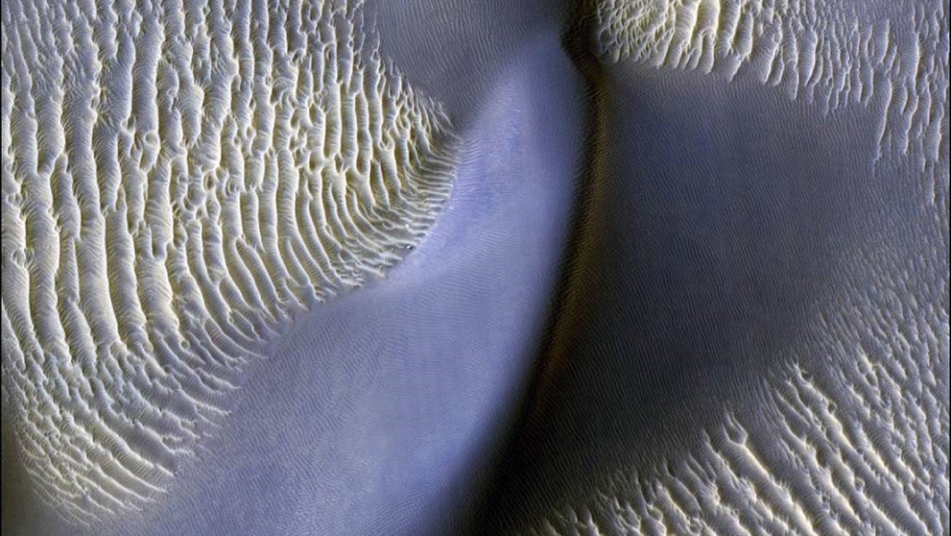 Astronomía: Las gigantes olas de arena de Marte están en movimiento