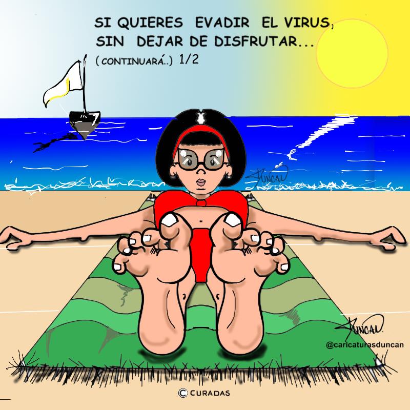 Imaginación 1 de 2 Caricatura de Duncan