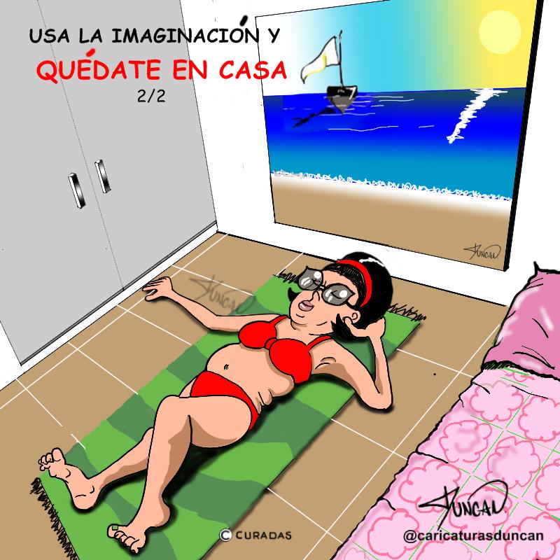 Imaginación 2 de 2 - Caricatura de Duncan