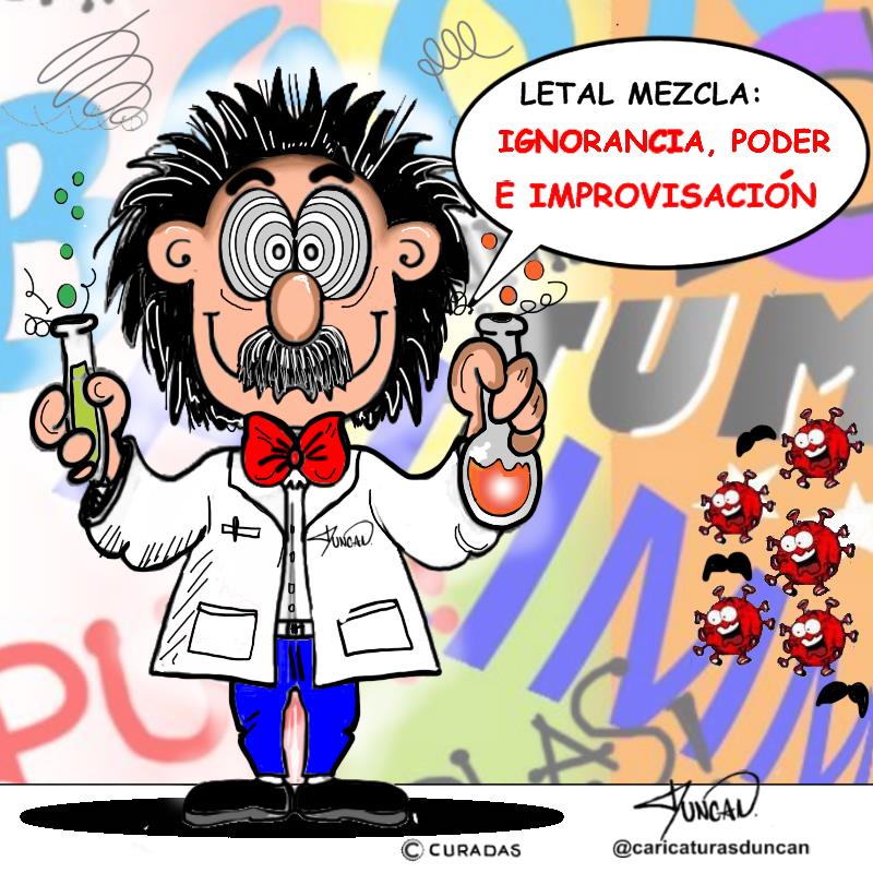 Letal mezcla - Caricatura de Duncan