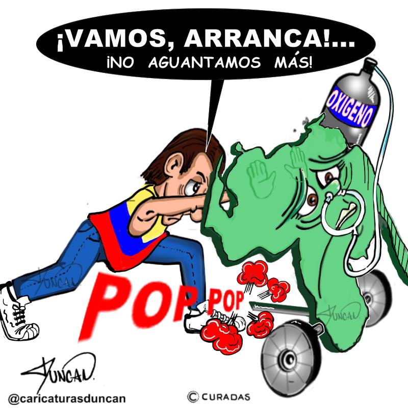 ¡Arranca! - Caricatura de Duncan