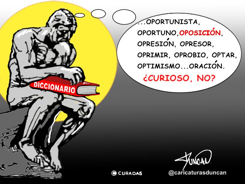 ¿Curioso, no? Caricatura de Duncan