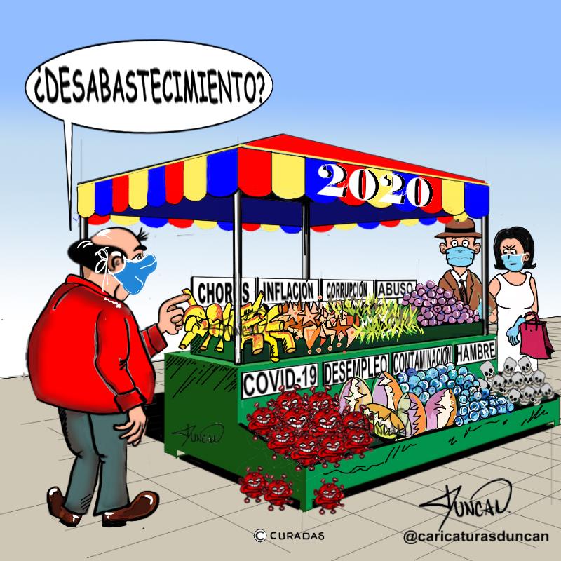 Desabastecimiento - Caricatura de Duncan