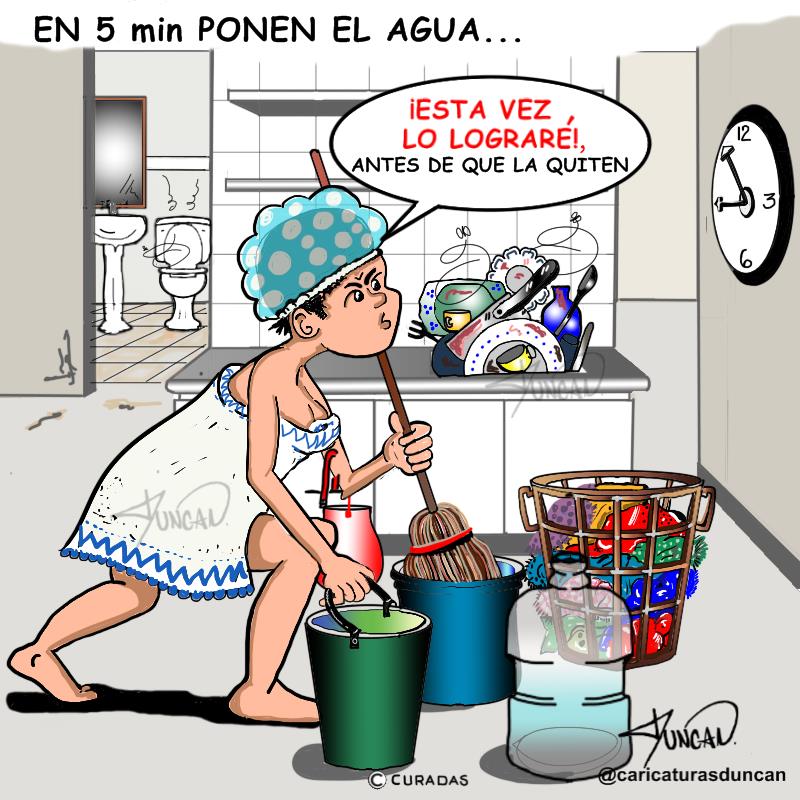 Ponen el agua - Caricatura de Duncan