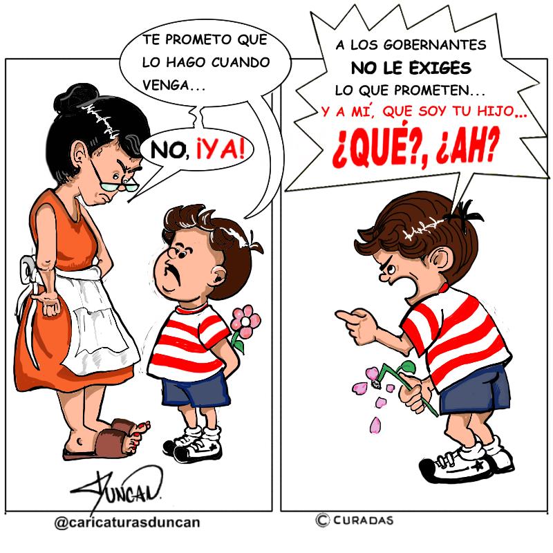 Promesas - Caricatura de Duncan