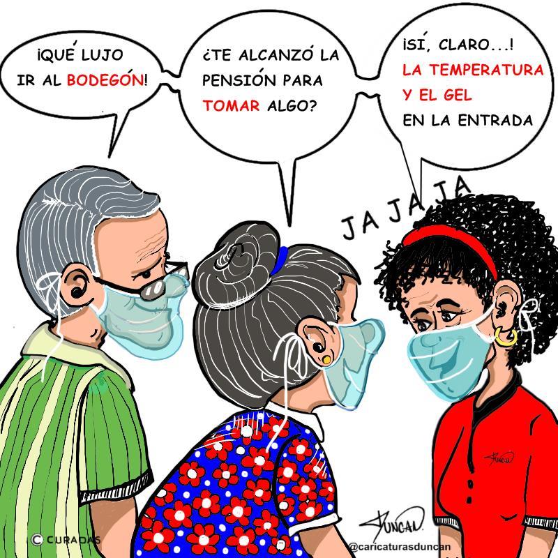Reír para no llorar - Caricatura de Duncan