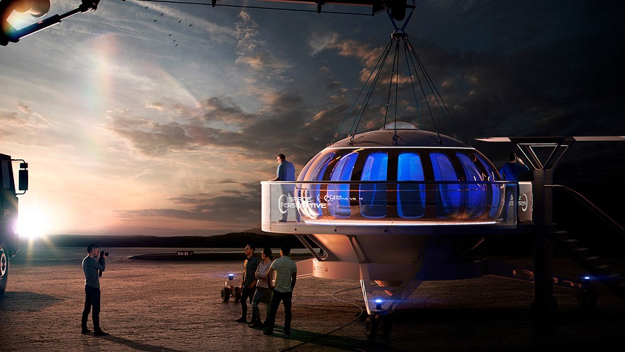 Spaceship Neptune: Planean turismo en globo y al borde del espacio
