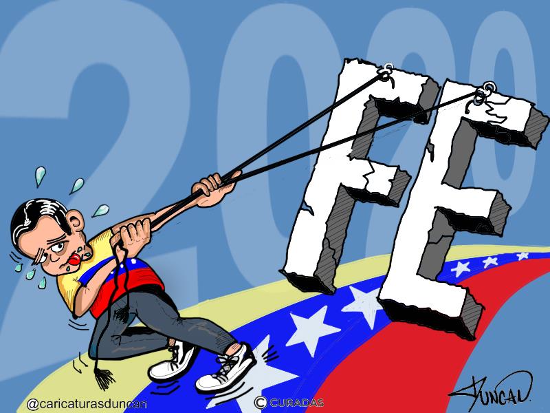 Mantener la fe - Caricatura de Duncan
