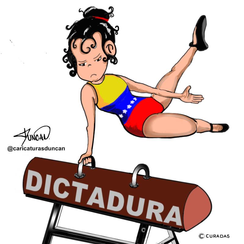 Obstáculo salvado - Caricatura de Duncan