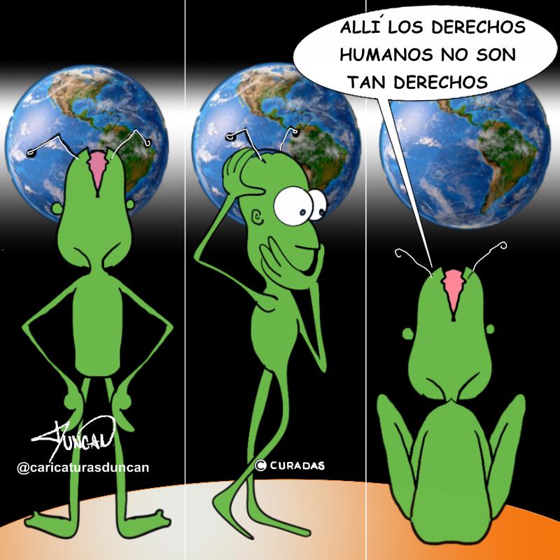 Otra óptica - Caricatura de Duncan