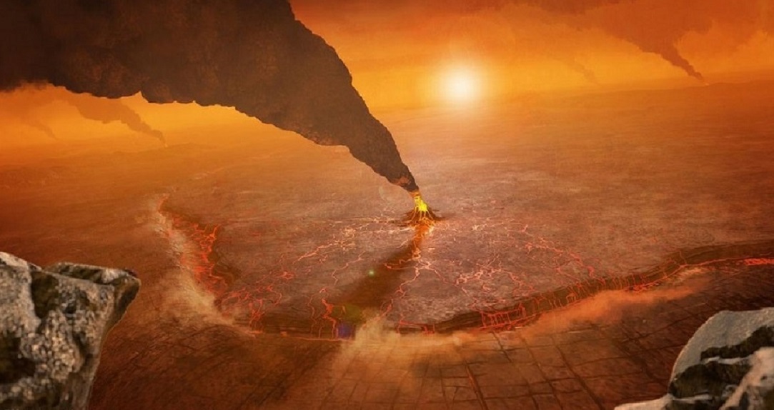 Venus: La NASA presentó la reconstrucción de un volcán en erupción
