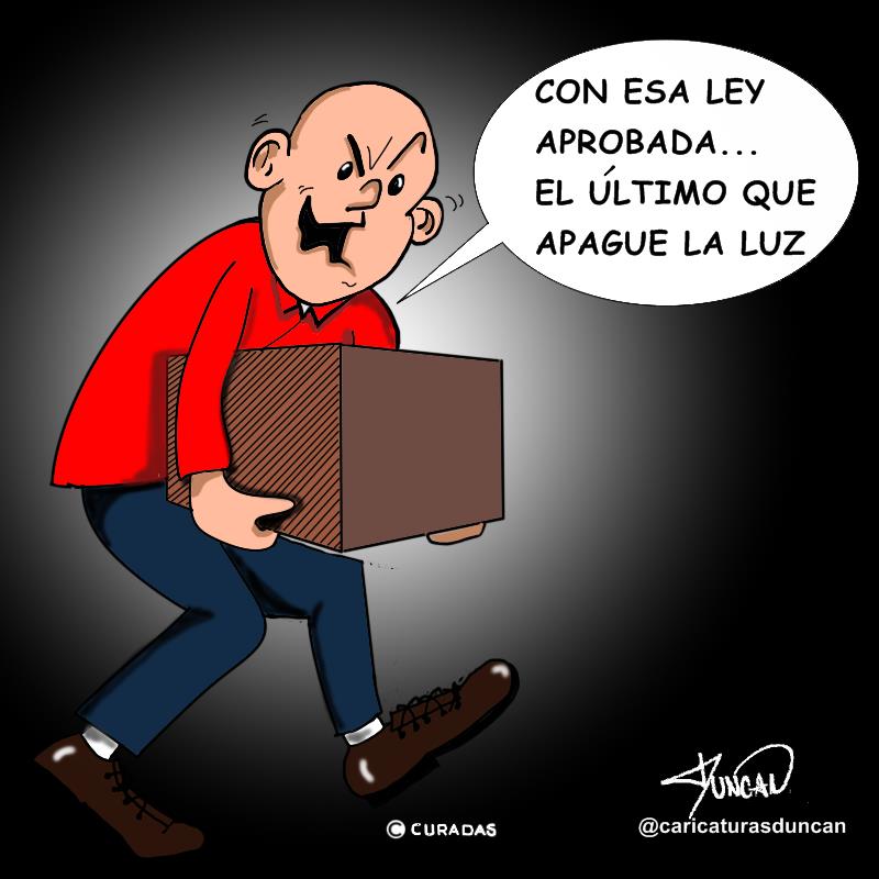 Antibloqueo - Caricatura de Duncan