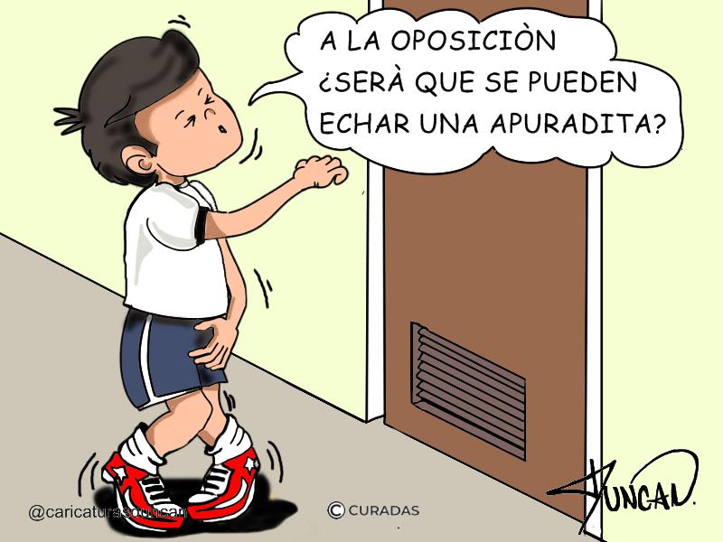 Una apuradita - Caricatura de Duncan