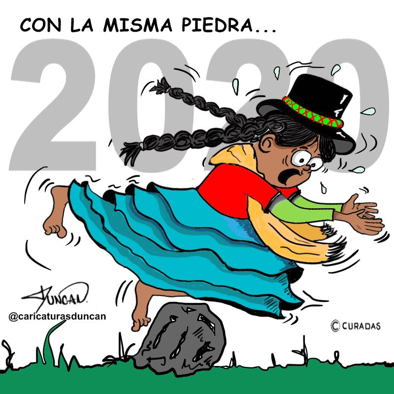 La misma piedra - Caricatura de Duncan