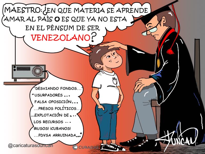 El pénsum - Caricatura de Duncan