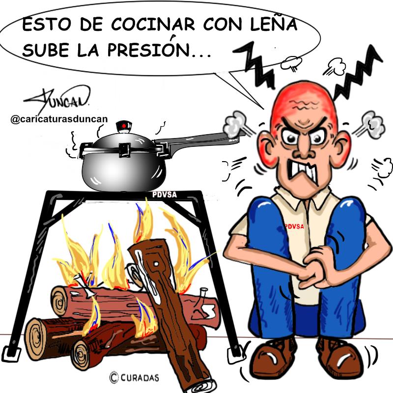 La presión - Caricatura de Duncan