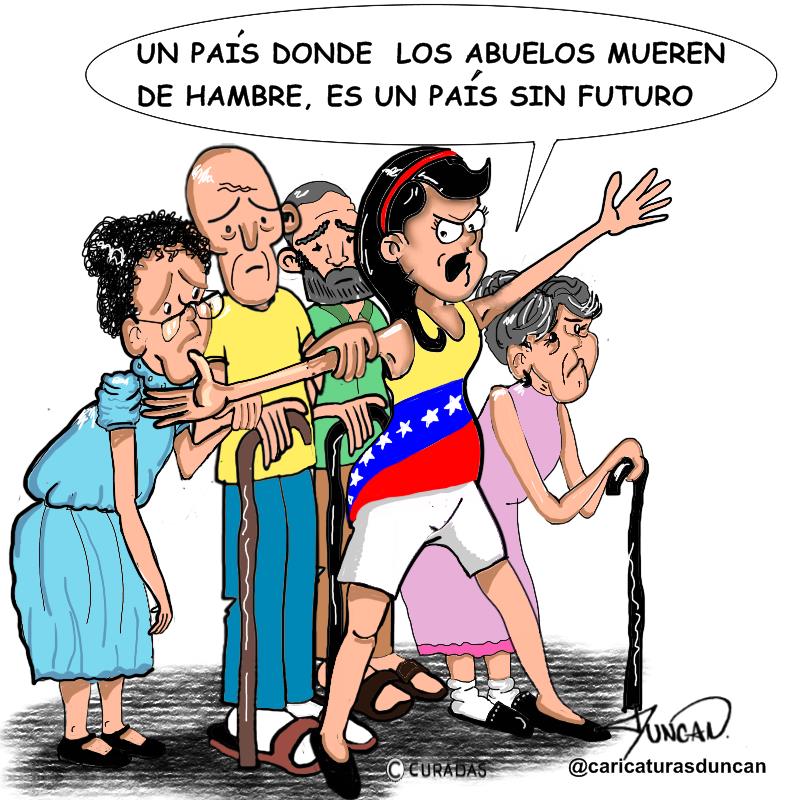 Sin futuro - Caricatura de Duncan