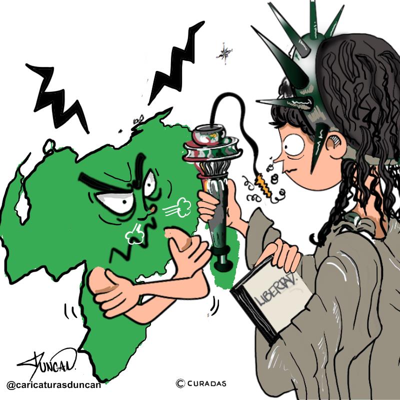 ¿Y pa' cuándo? Caricatura de Duncan