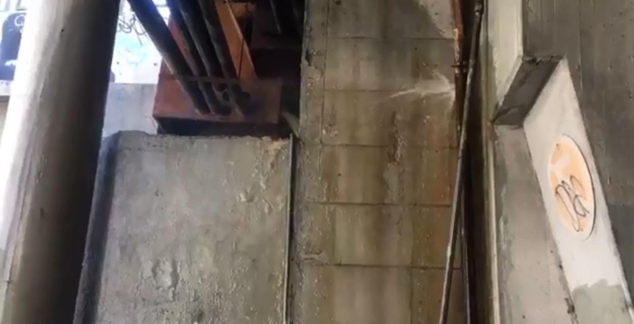 Tuebría de agua fracturada