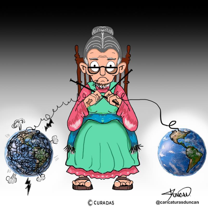 Enmendando - Caricatura de Duncan