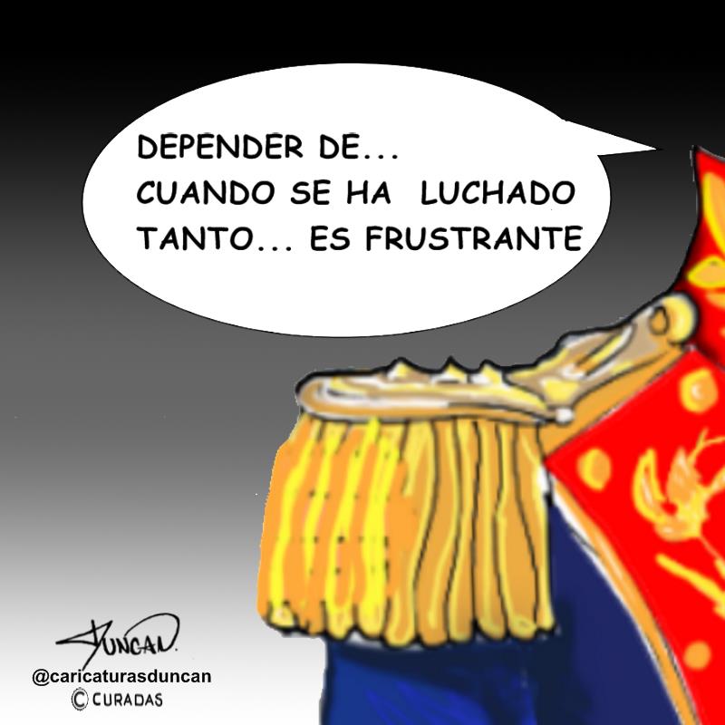 Frustración - Caricatura de Duncan