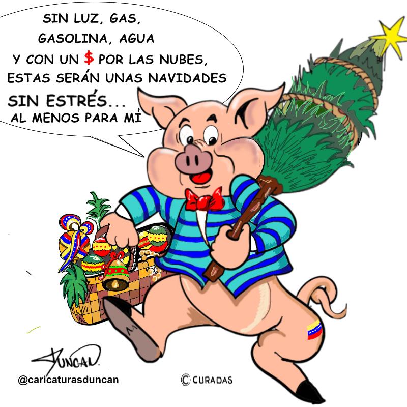 Para mí - Caricatura de Duncan