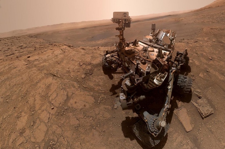 Curiosity, el rover de la NASA, se toma una selfie en Marte
