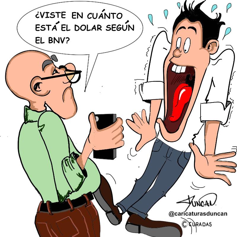 ¿Viste? Caricatura de Duncan