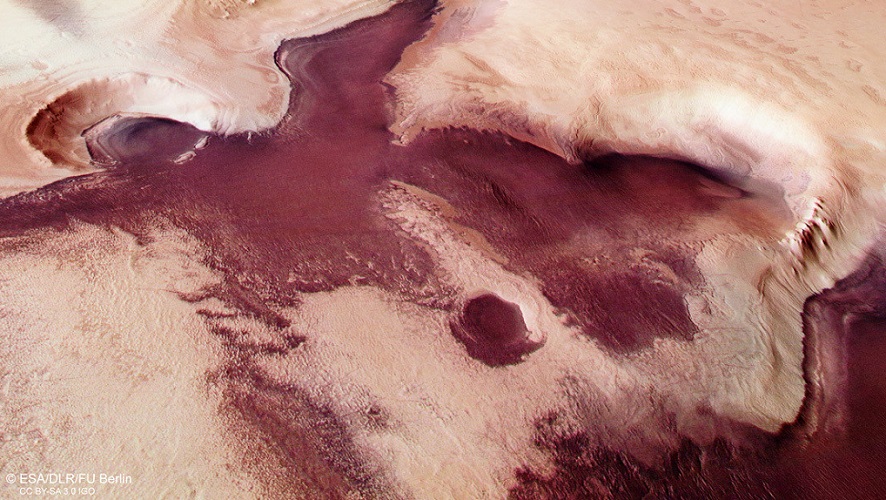 Marte: Como un mensaje navideño cámara capta un angel con corazón